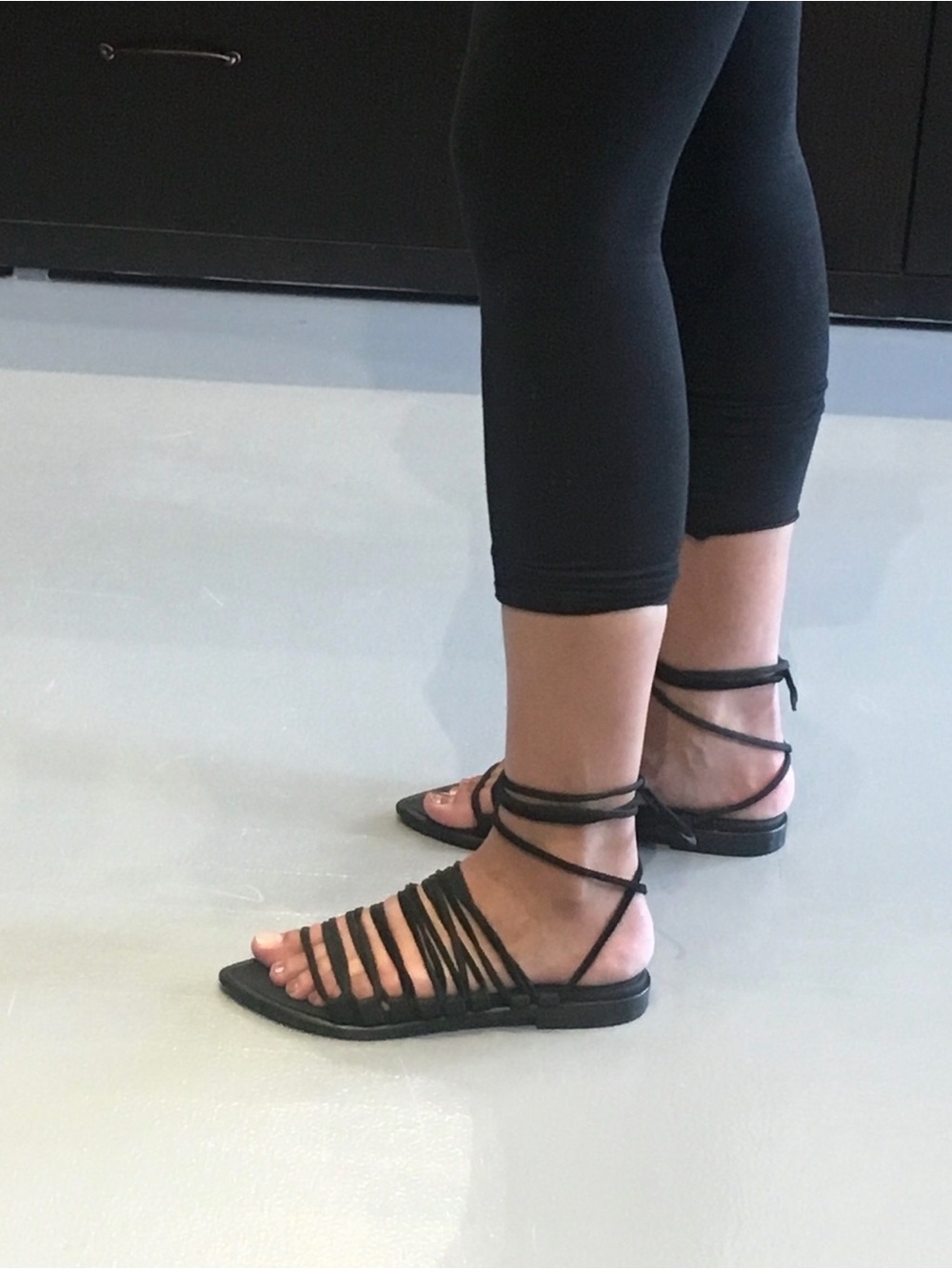 Goran Horal suede lace up point sandal